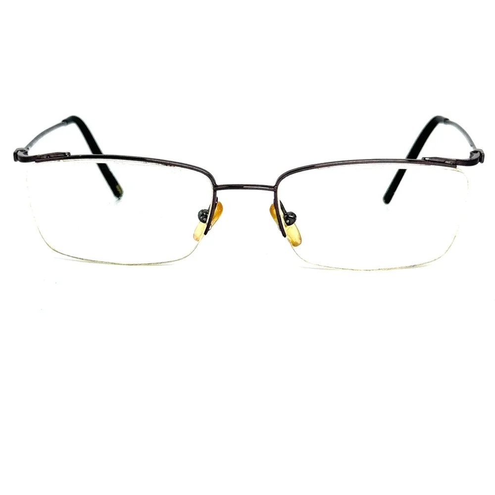 Fendi Women's F583 dark Ruithenium 54-19-125 Eyeglasses Frames Half rim H14871